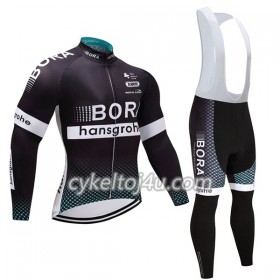 Cykeltrøje Langærmet + Bib Cykelbukser 2017 Bora-Hansgrohe Dame N001